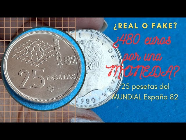 valor moneda 25 pesetas 1980 mundial 82 estrella 81