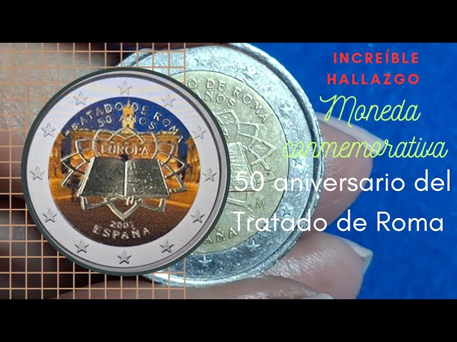 moneda de 2 euros tratado de roma 50 años valor