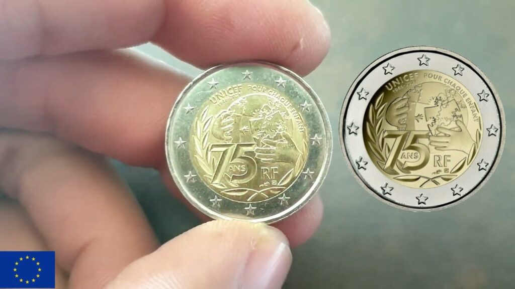 Piece 2 Euro Unicef 75 Ans Prix Valor moneda 2 euros unicef 75 ans | Completo análisis actual - Retrolife
